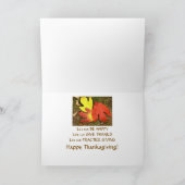 DRIE LEZEN MET THANKSGIVING SENTILATUUR C FEESTDAGEN KAART (Binnen)