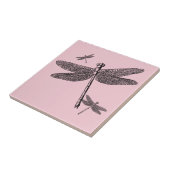 Drie libellen tegeltje (Zijkant)