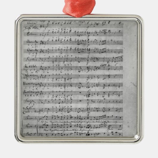 Drie Lieder Metalen Ornament (Voorkant)