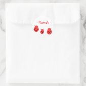 Drie lieveheersbeestjes  Stickers (Tas)