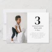 Drie Liggende Foto Uitnodiging (Voorkant)