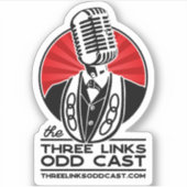 Drie links Odd Cast Sticker (Voorkant)