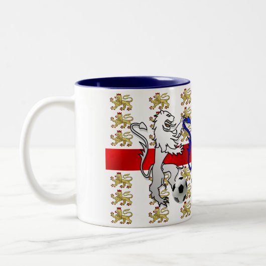 Drie Lions football ventilatoren Engeland mok (Links)