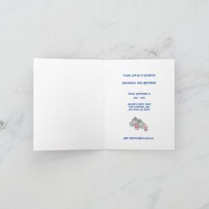 Drie Little Pigs Birthday Celebration Invitation