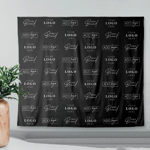 Drie logo's Step & Repeat zakelijke evenementen sp Wandkleed