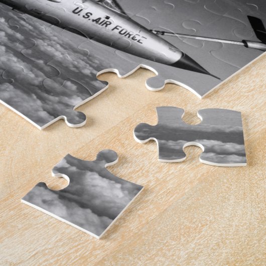 Drie luchtmacht F-105 Thunderchief pilots route Legpuzzel (Zijkant)