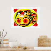 Drie luiers enge kunst poster (Keuken)