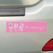 Drie luiers Thunder_Cove Southwest Style Bumpersticker (Op auto)