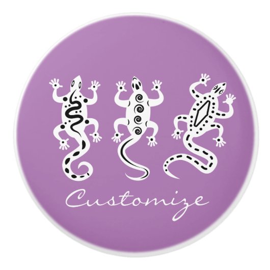 Drie luiers Thunder_Cove Southwest Style Keramische Knop (Voorkant)