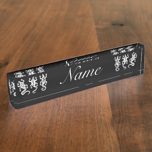 Drie luiers Thunder_Cove Southwest Style Naambordje (Zijkant)