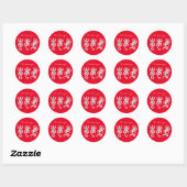 Drie luiers Thunder_Cove Southwest Style Ronde Sticker (Vel)