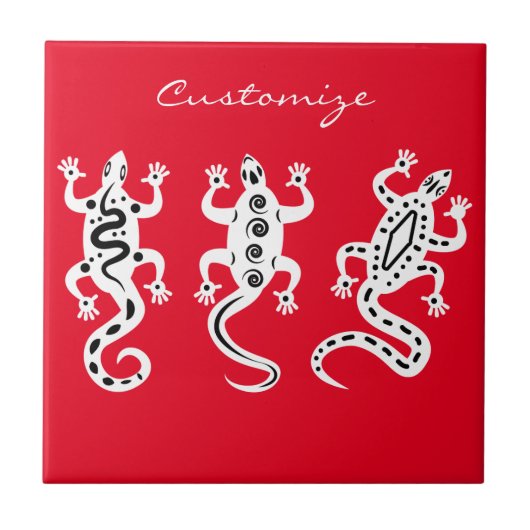 Drie luiers Thunder_Cove Southwest Style Tegeltje (Voorkant)