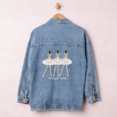 Drie luiers, witte jurken denim jacket (Hangar)