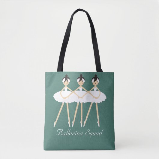 Drie luiers, witte jurken tote bag (Voorkant)