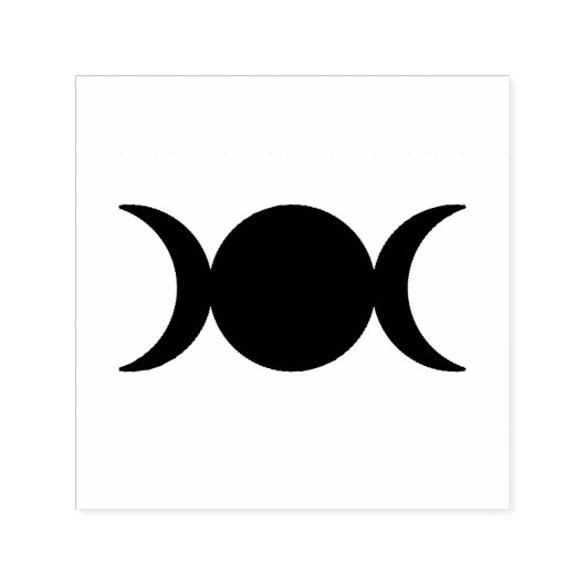 drie maan stempel  (Design)