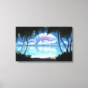 Drie maanden op eBay (dag) Canvas Afdruk