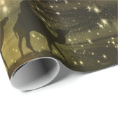 Drie Magi die naar de Baby Jezus reizen Cadeaupapier (Rol Hoek)