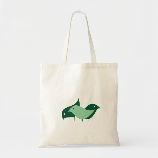 Drie maginaire meisjes {vogels} Canvas Tas (Voorkant)