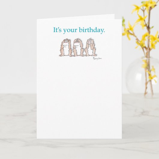 DRIE MAKEYS KAART (Gele Bloem)