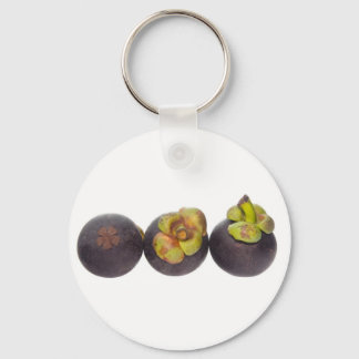 Drie Mangosteen Sleutelhanger