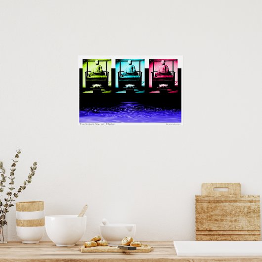 drie manjusris poster (Keuken)