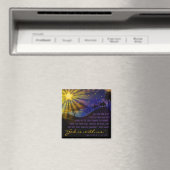 Drie Mannen Bijbel Verse Fridge Magnet (Insitu (Vaatwasser))