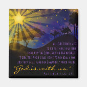 Drie Mannen Bijbel Verse Fridge Magnet (Voorkant)