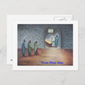 Drie Mannen Briefkaart (Voorkant / Achterkant)