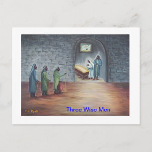Drie Mannen Briefkaart
