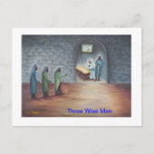 Drie Mannen Briefkaart (Voorkant)