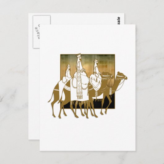 Drie Mannen Briefkaart (Voorkant / Achterkant)