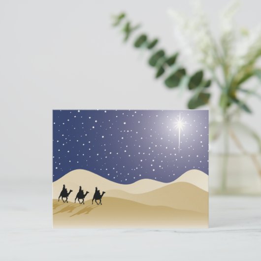 Drie Mannen Briefkaart (Staand voorkant)