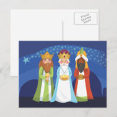 Drie Mannen Briefkaart (Voorkant / Achterkant)