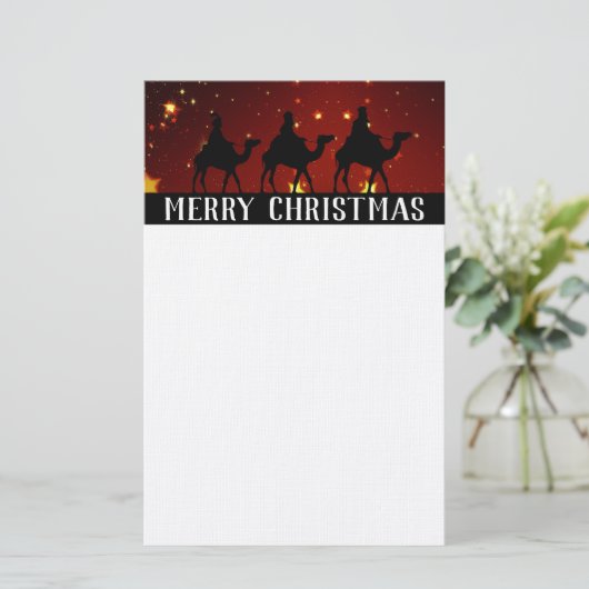 Drie Mannen Briefpapier (Staand voorkant)