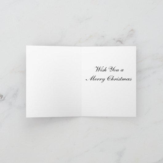 Drie Mannen Feestdagen Kaart (Binnen)