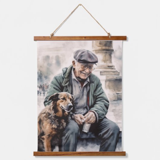 Drie Mannen Hangend Wandkleed (Voorkant)