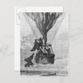 Drie Mannen in een Gondola Briefkaart (Voorkant / Achterkant)