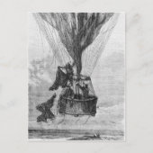 Drie Mannen in een Gondola Briefkaart (Voorkant)