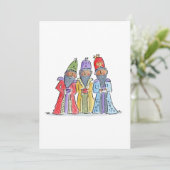 Drie Mannen Kaart (Staand voorkant)