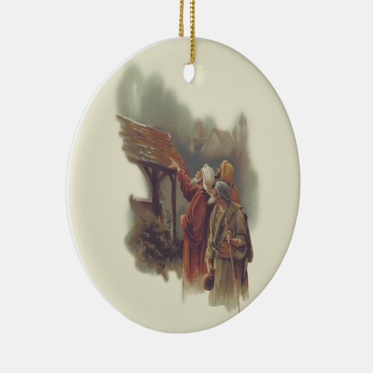 Drie Mannen Keramisch Ornament (Rechts)