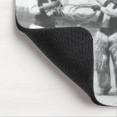 Drie mannen lassoing. muismat (Hoek)