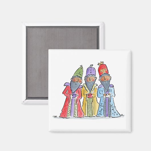 Drie Mannen Magneet (Voorkant / Achterkant)