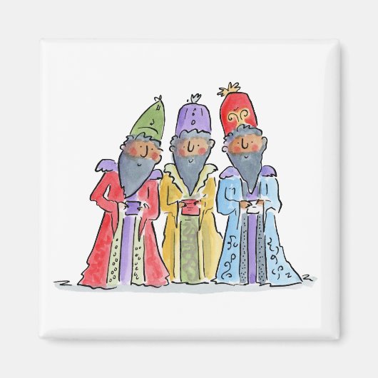 Drie Mannen Magneet (Voorkant)