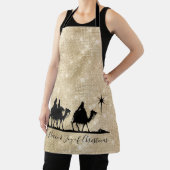 Drie Mannen Silhouette Black/Gold ID424 Schort (Insitu)