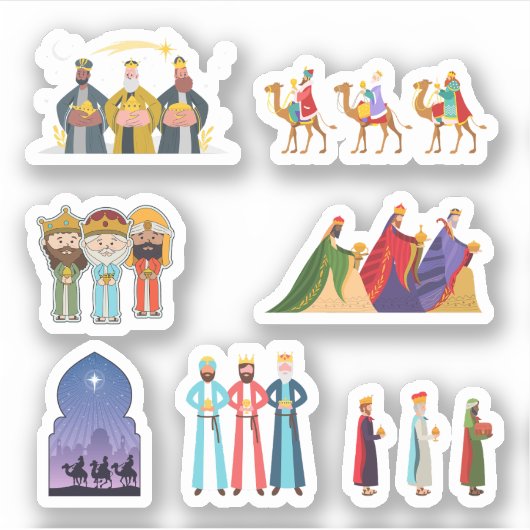 Drie Mannen Stickers (Voorkant)