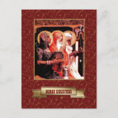 Drie Mannen van Wise. Christmas Feestdagenkaart (Voorkant)