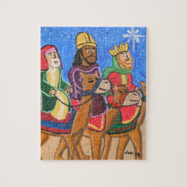 Drie Mannen van Wise door Joel Anderson Puzzle Legpuzzel
