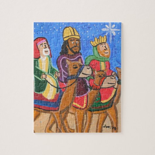 Drie Mannen van Wise door Joel Anderson Puzzle Legpuzzel (Verticaal)