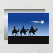 Drie Mannen van Wise - Gift of the Magi Briefkaart (Voorkant / Achterkant)