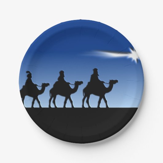 Drie Mannen van Wise - Gift of the Magi Papieren Bordje (Voorkant)